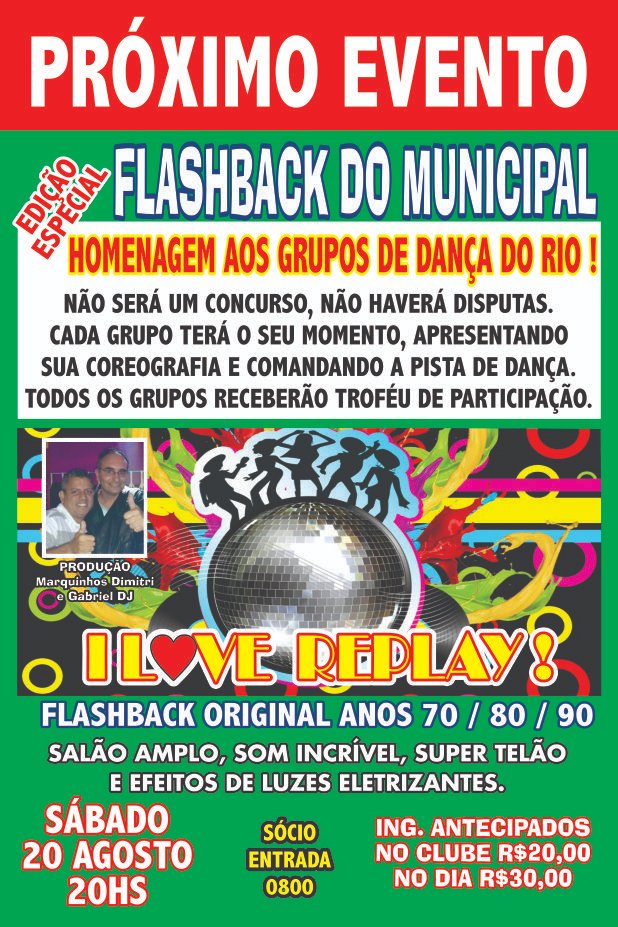 Clube Águas Claras, de Bandeirantes, realizará 'Noite do Flashback