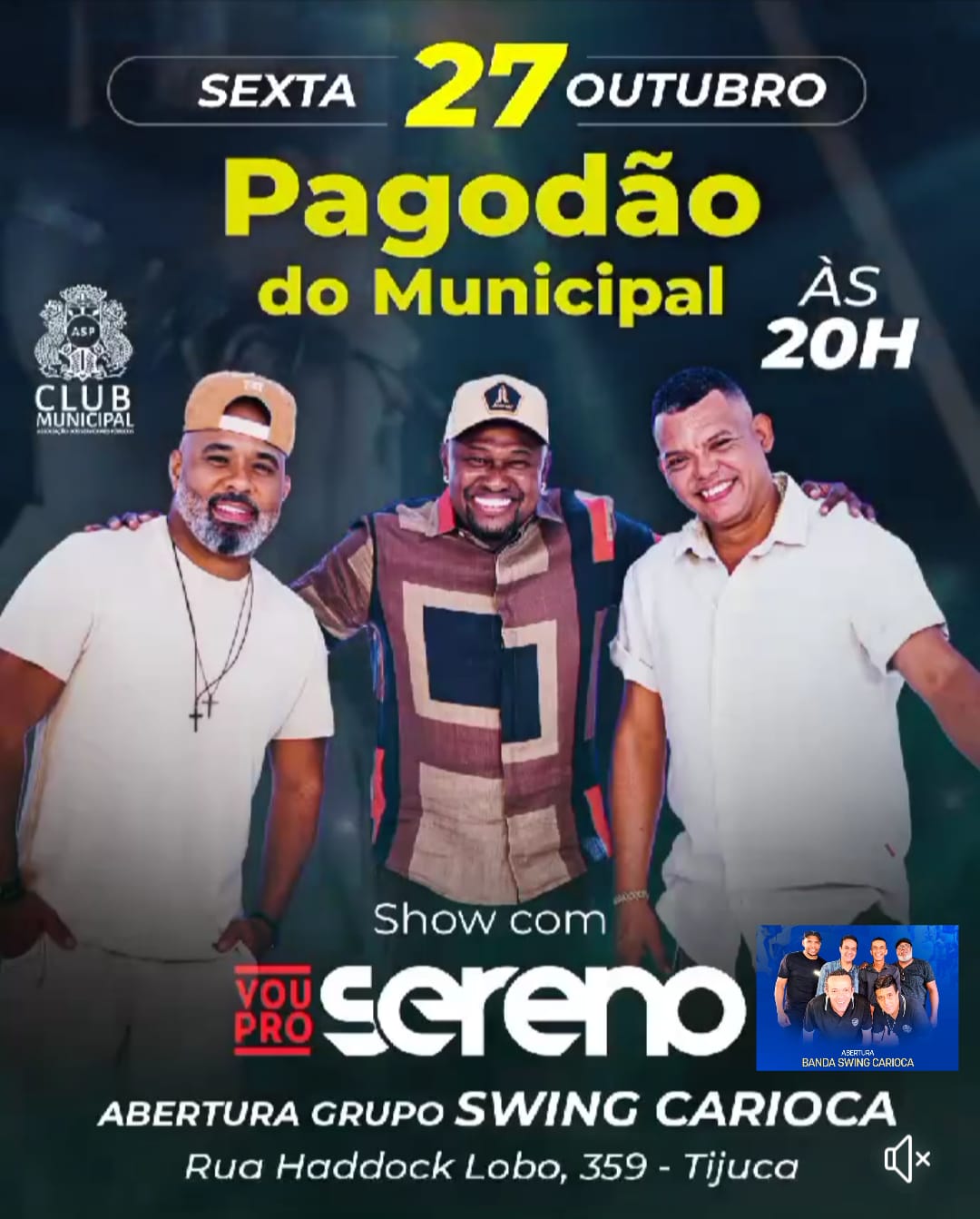 Grupo Vou Pro Sereno esquenta a sexta-feira no 