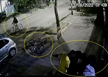 Quadrilha da bicicleta é flagrada fazendo um arrastão no Maracanã